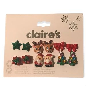 3/$15  Claire’s Christmas Earring Stud Set